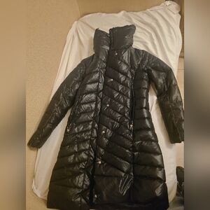 Black long coat (xs)